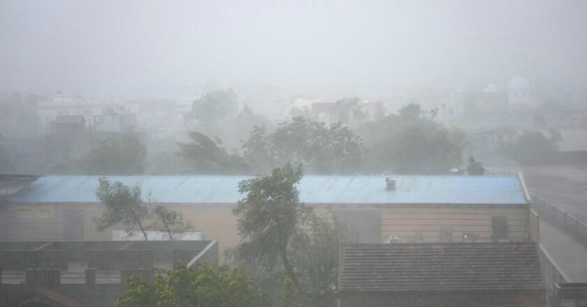 Gujarat faces relentless gusts as cyclone Biparjoy strikes the region.
