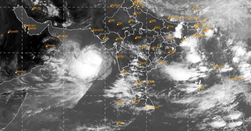 Mumbai experiences robust tides, blustery winds, and rainfall under the impact of Cyclone Biparjoy; expect further inclement weather.