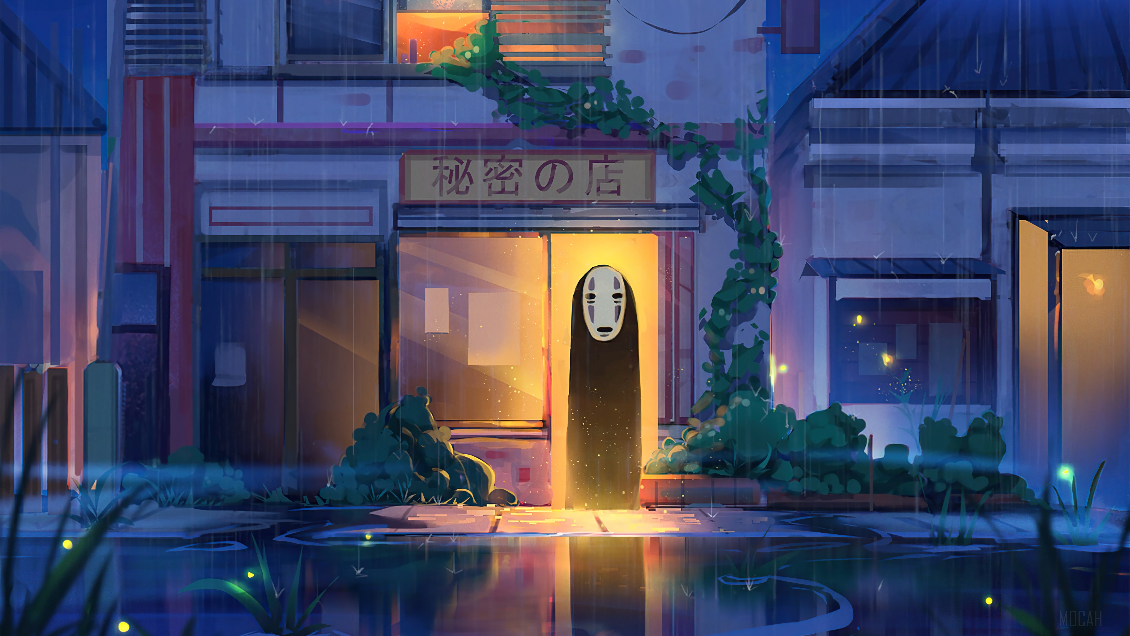 340174 Digital Art Kaonashi Spirited Away Anime