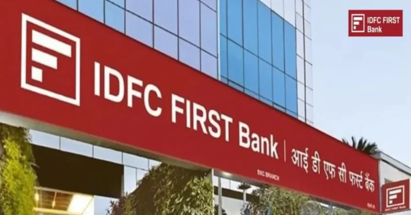 IDFC First Bank’s stock has experienced a decline due to concerns surrounding the merger ratio