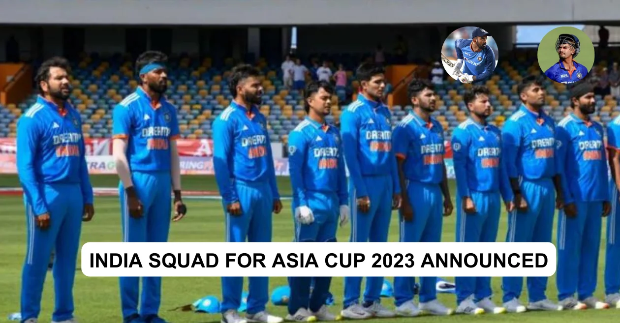 India squad for Asia Cup 2023 announced 1
