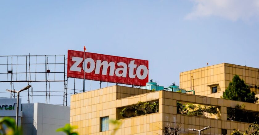 The share price of Zomato shares surged by 12% on the day following the announcement of its Q1 financial results