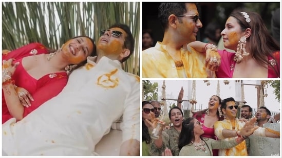 Unseen video from Parineeti Raghavs haldi and choora ceremony out