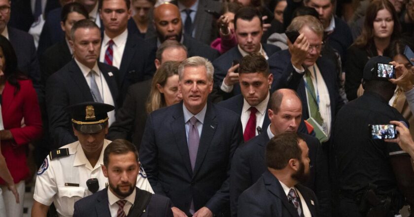 Kevin McCarthy ousted as speaker, throwing Washington into chaos