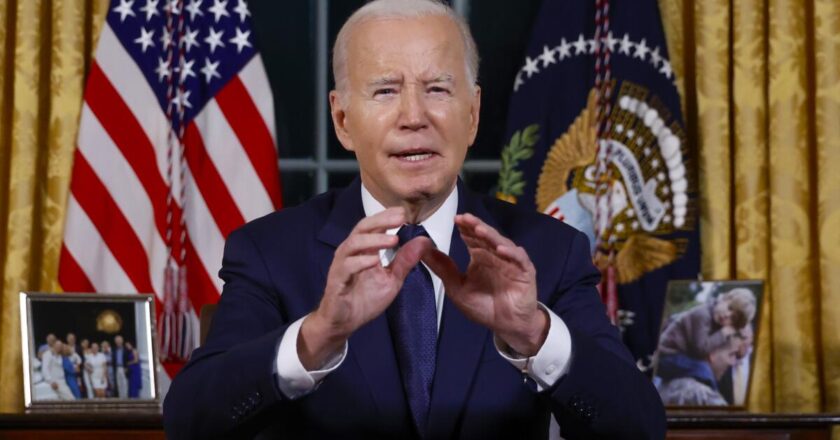 Column: Biden stakes reputation on helping Israel, Ukraine succeed