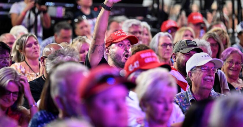 Trump, Christian nationalism, QAnon mix on ReAwaken America Tour