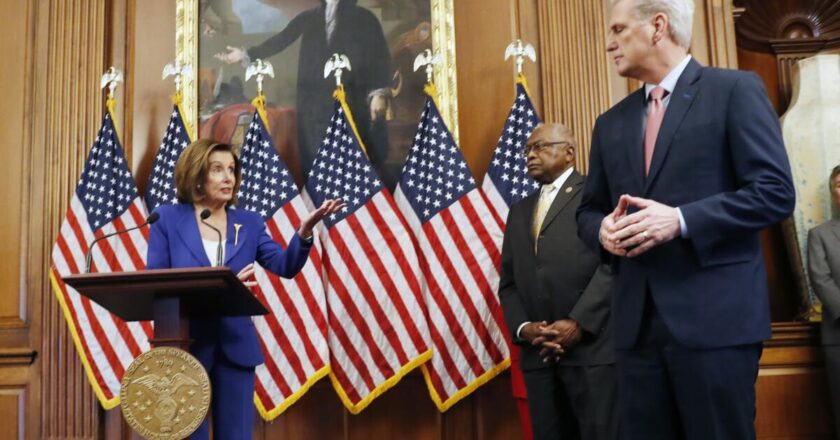 Interim House speaker kicks Nancy Pelosi out of Capitol office