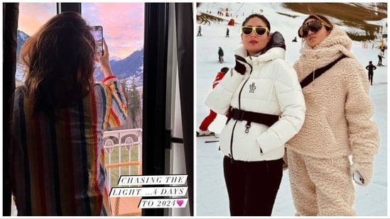 Kareena chills with Natasha in Switzerland, shows how they ‘keep warm in snow’ | Bollywood