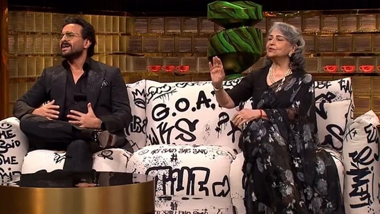 Koffee With Karan promo: Sharmila reveals embarrassing stories about Saif. Watch | Web Series