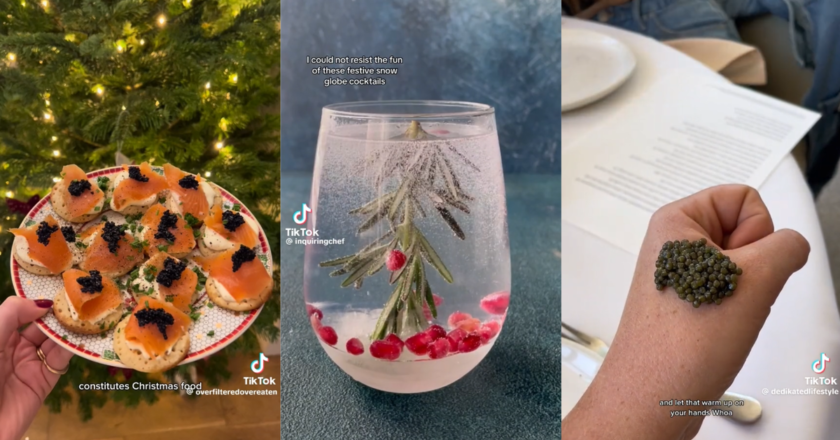 The five festive TikTok food trends of 2023, from caviar bump to miso gravy