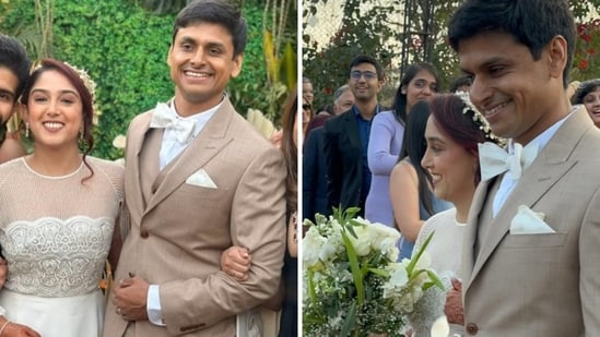 Ira Khan Nupurs wedding video is out couple ties knot