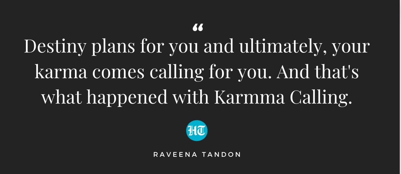Raveena Tandon on Karma.