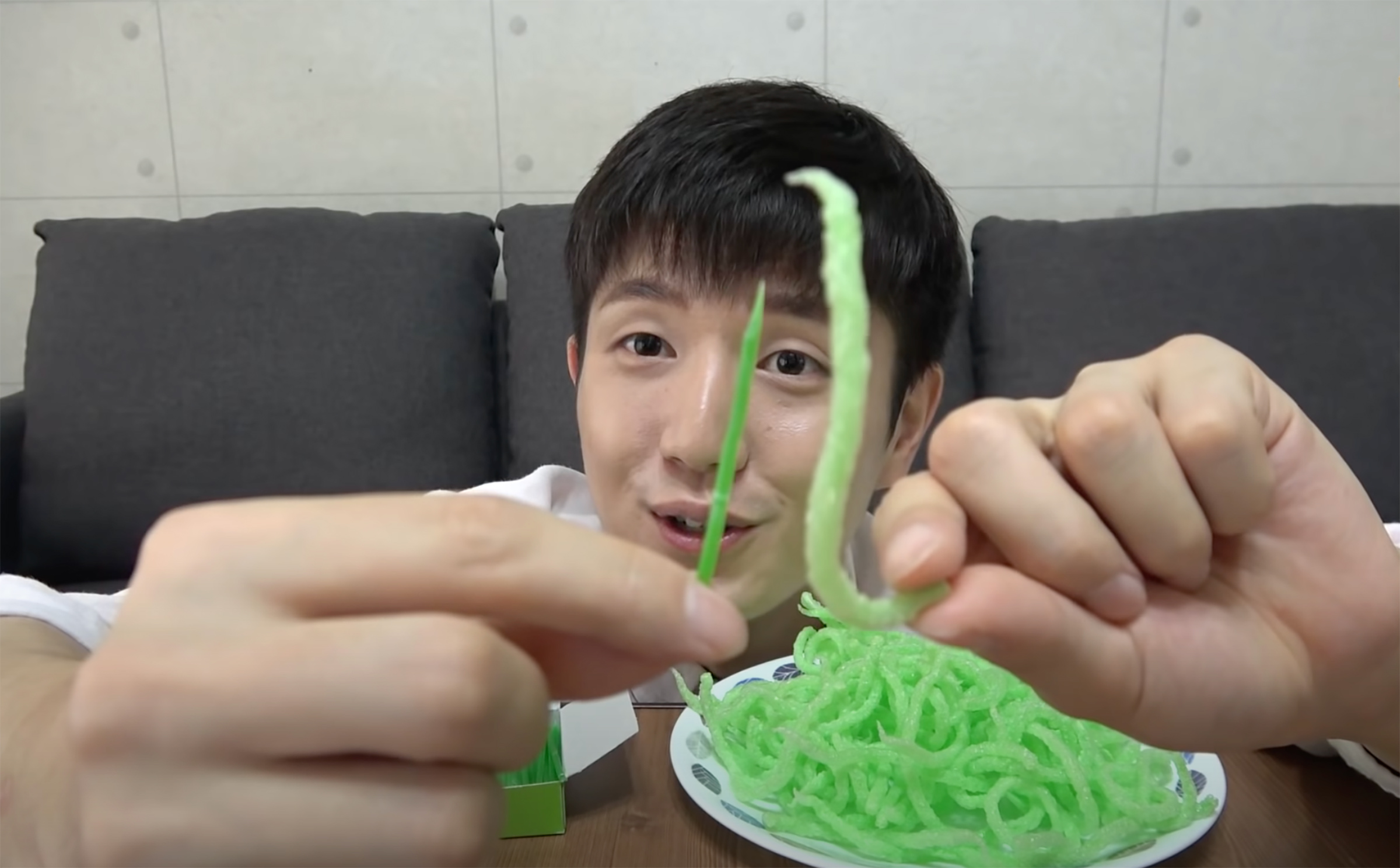 korea mukbang toothpick corn starch