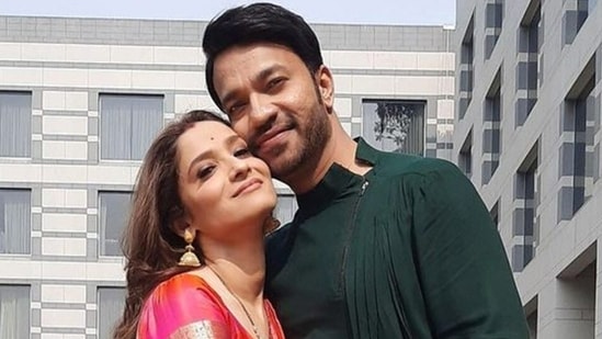 Businessman Vicky Jain with wife, actor Ankita Lokhande Businessman Vicky Jain with wife, actor Ankita Lokhande