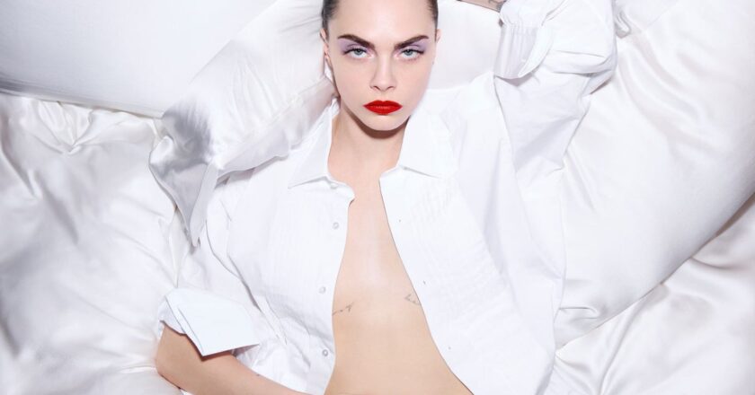 Cara Delevingne: ‘There’s nothing like learning how to swim by just being chucked in a pool and drowning’