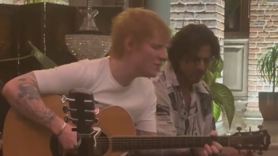 Here's Ed Sheeran's ‘Perfect’ private concert for Shah Rukh Khan. Watch ...