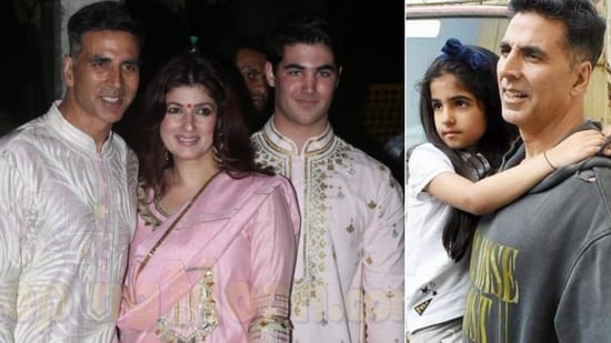 Twinkle Khanna and Akshay Kumar have two kids together- Aarav and Nitara. Twinkle Khanna and Akshay Kumar have two kids together- Aarav and Nitara.