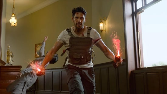 Sidharth Malhotra played a soldier once again in Yodha. Sidharth Malhotra played a soldier once again in Yodha.