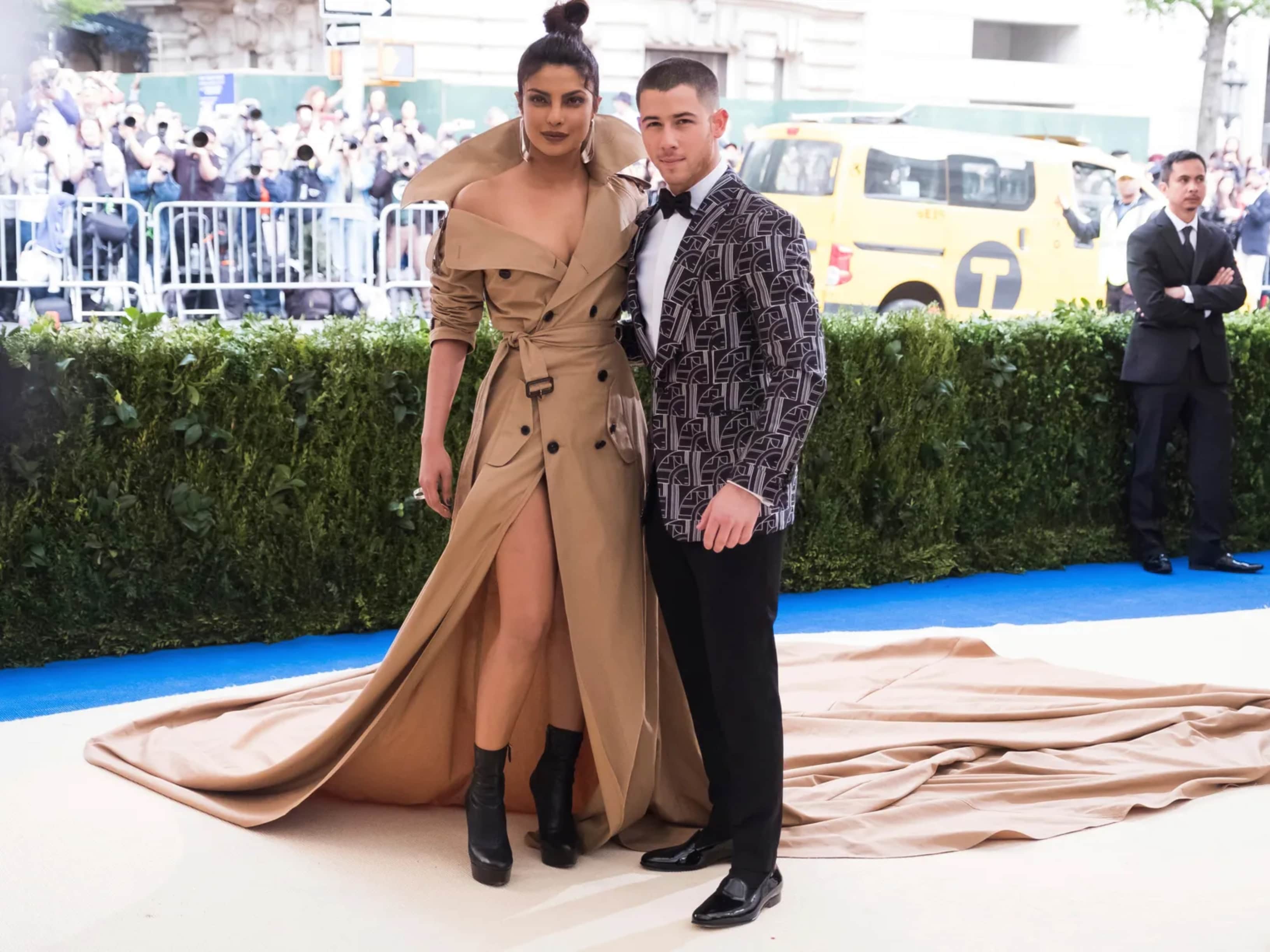 Priyanka Chopra and Nick Jonas' first appearance together Priyanka Chopra and Nick Jonas' first appearance together