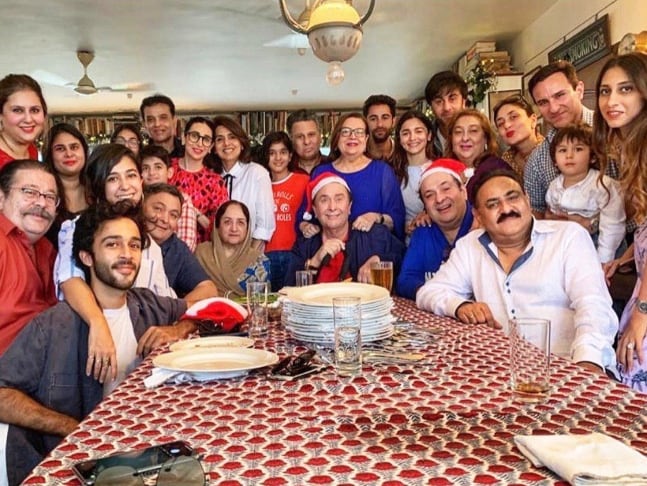 The Kapoor clan at their annual Christmas brunch