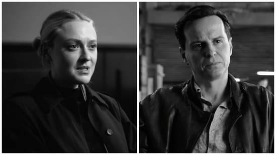 Dakota Fanning and Andrew Scott lock horns in Ripley. Dakota Fanning and Andrew Scott lock horns in Ripley.