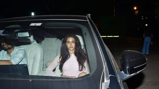 Disha Patani arrived solo for Bade Miyan Chote Miyan's screening. (All pics: Varinder Chawla) Disha Patani arrived solo for Bade Miyan Chote Miyan's screening. (All pics: Varinder Chawla)
