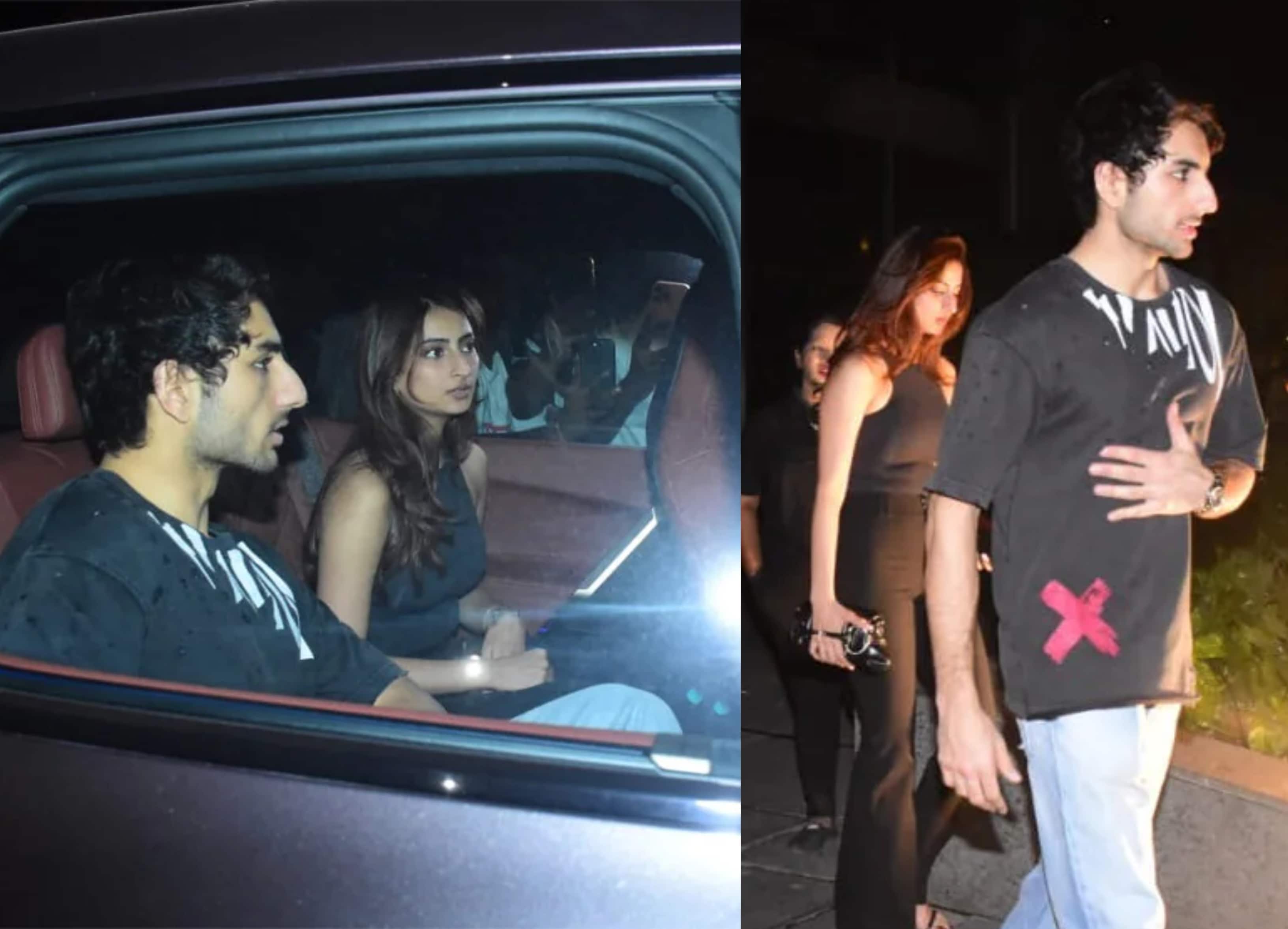 Palak Tiwari and Ibrahim Ali Khan after celebrating New Year's Eve together Palak Tiwari and Ibrahim Ali Khan after celebrating New Year's Eve together