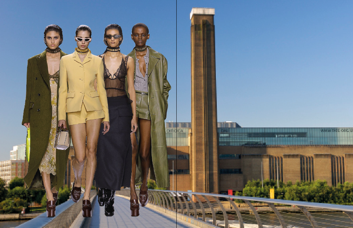 Gucci showing in London is great — I wish British