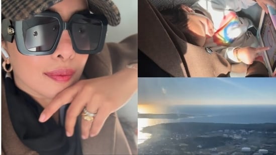 Priyanka Chopra travelled to Australia with her daughter Malti Marie. Priyanka Chopra travelled to Australia with her daughter Malti Marie.
