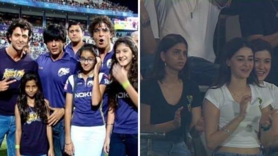Suhana Khan Ananya Panday Shanaya Kapoor return to Chepauk Stadium