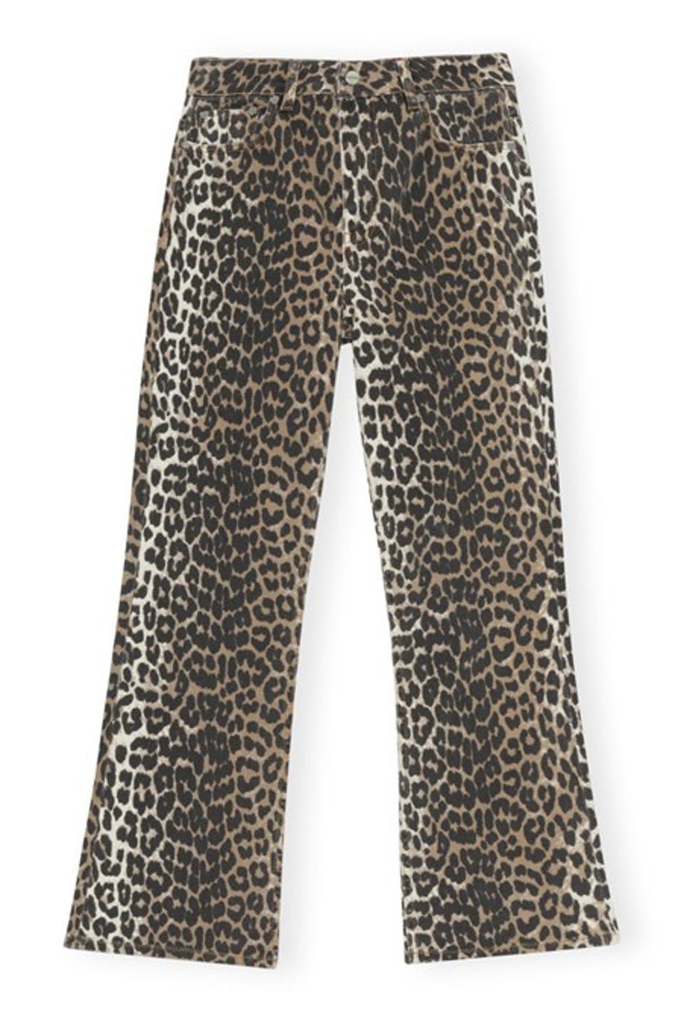 Leopard print summer: where to buy the best animal inspired bags, coats and shoes 6 Betzy cropped jeans, £235, ganni.com