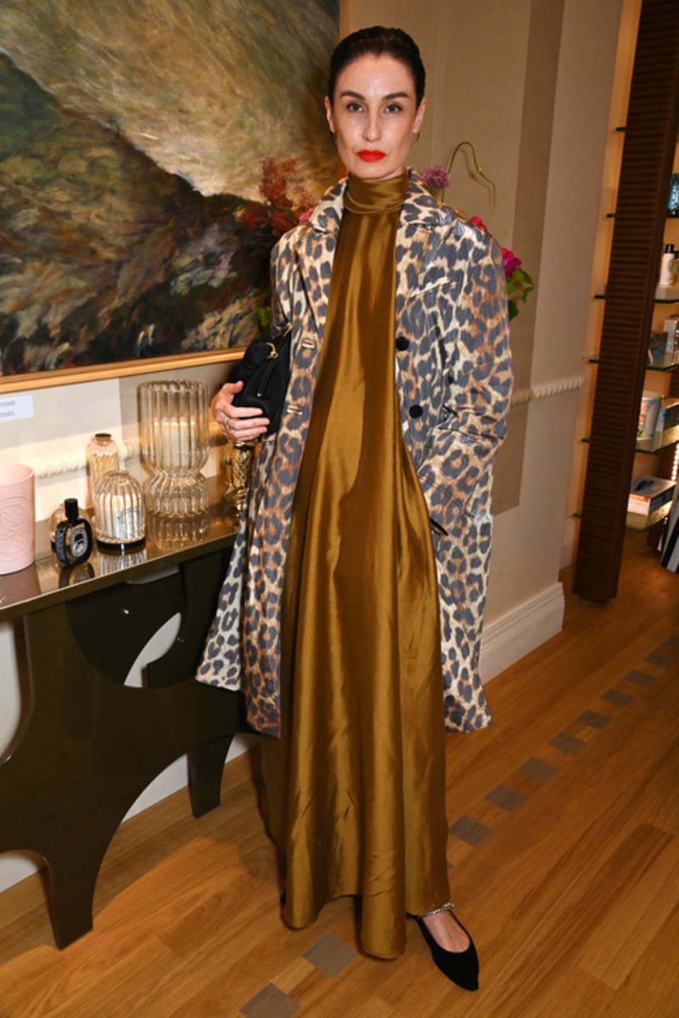 Leopard print summer: where to buy the best animal inspired bags, coats and shoes 2 Erin O’Connor wearing her Ganni leopard print coat