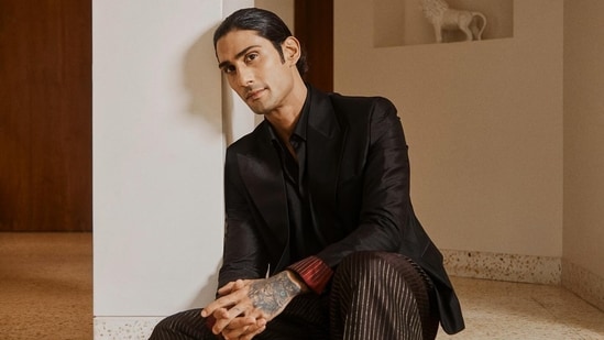 Prateik Babbar upcycled Smita Patils Kanjeevaram sarees for Mumbai screening