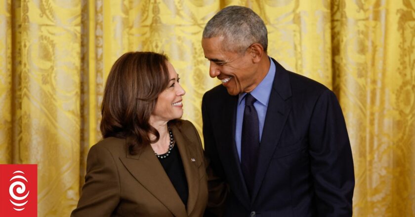 Barack and Michelle Obama endorse Kamala Harris for president