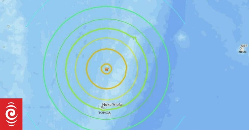 6.9 earthquake strikes off Tonga