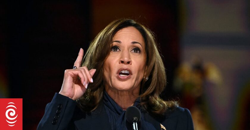 Kamala Harris caps convention with call to end Gaza war, fight tyranny