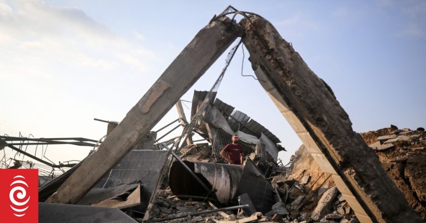 Israeli strike kills at least 17 Palestinians in central Gaza, health officials say