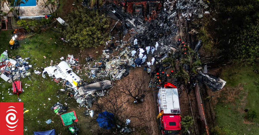 Brazil authorities recovering bodies from plane crash that killed 62