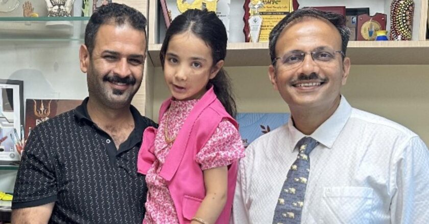 Iraqi comes to Mumbai to restore smile of daughter with rare facial condition