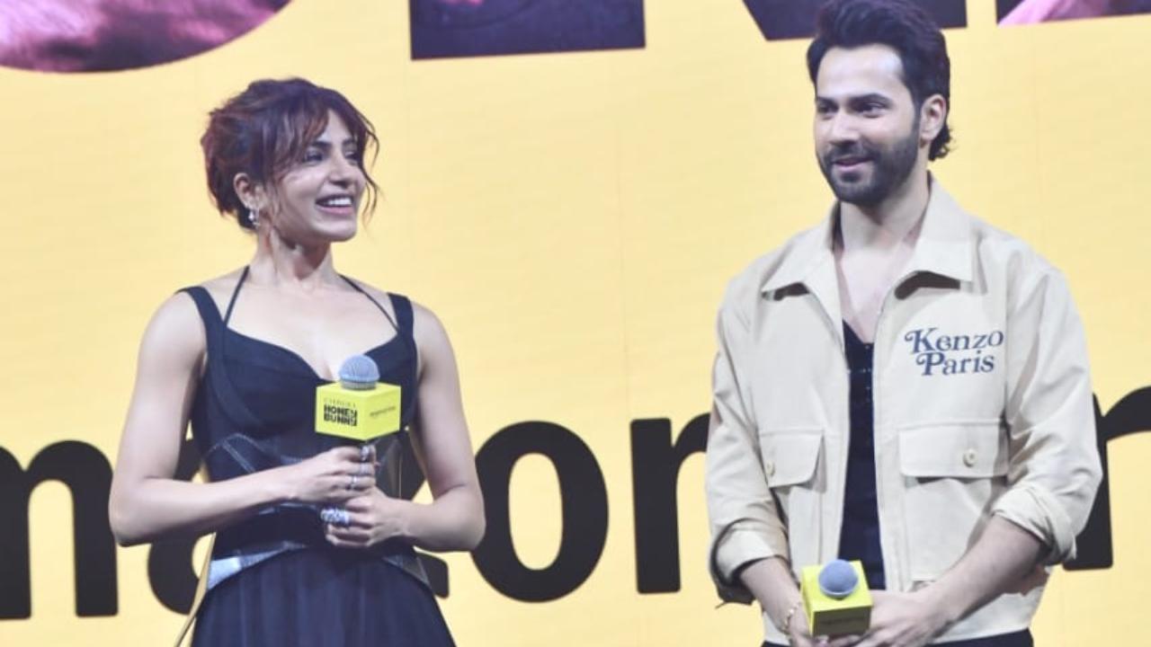 Why did Samantha ask to take away Varun Dhawans mic