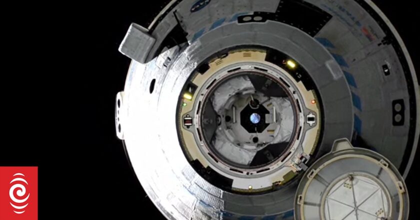 Without astronauts, Boeing’s Starliner undocks from space station