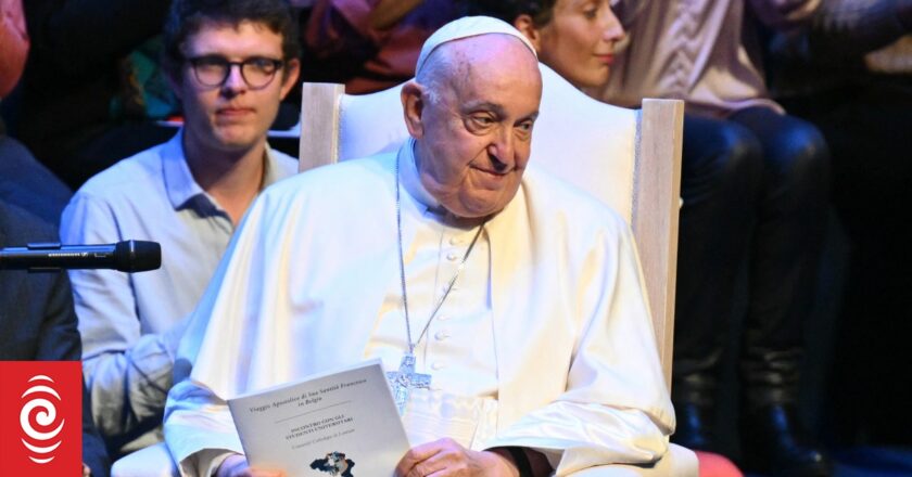 Pope Francis criticised by Belgian Catholic university, moments after visiting