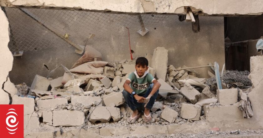 Palestinians say Israeli strike killed 22 in shelter, army says militants hit