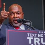 US election: North Carolina Republican vows to stay in governor’s race after calling himself Black Nazi