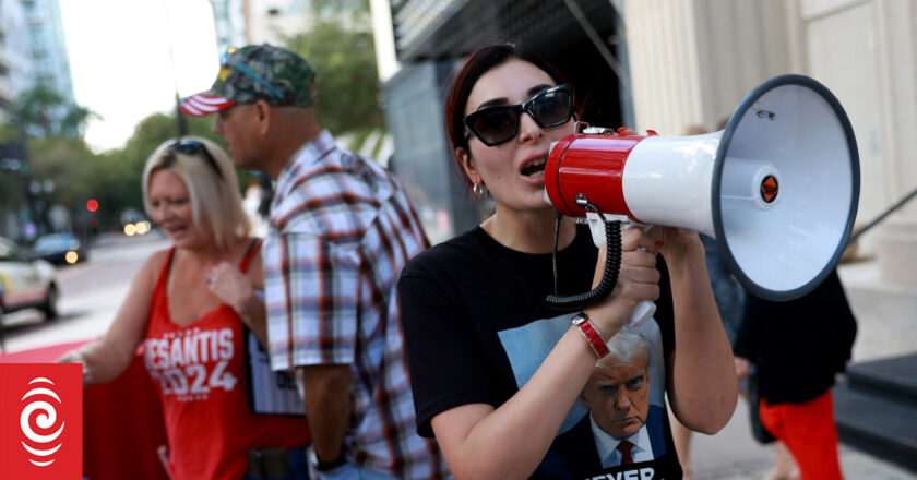 Trump backs away from far-right activist Loomer’s comments but welcomes her support