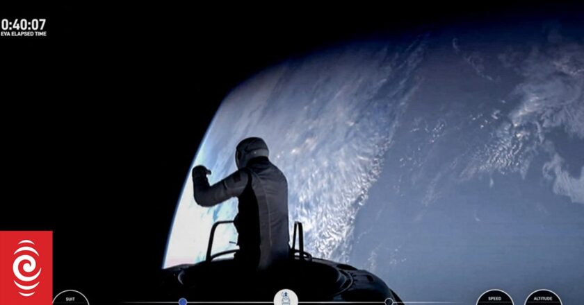 SpaceX employee, tech billionaire conduct first spacewalk in Polaris mission