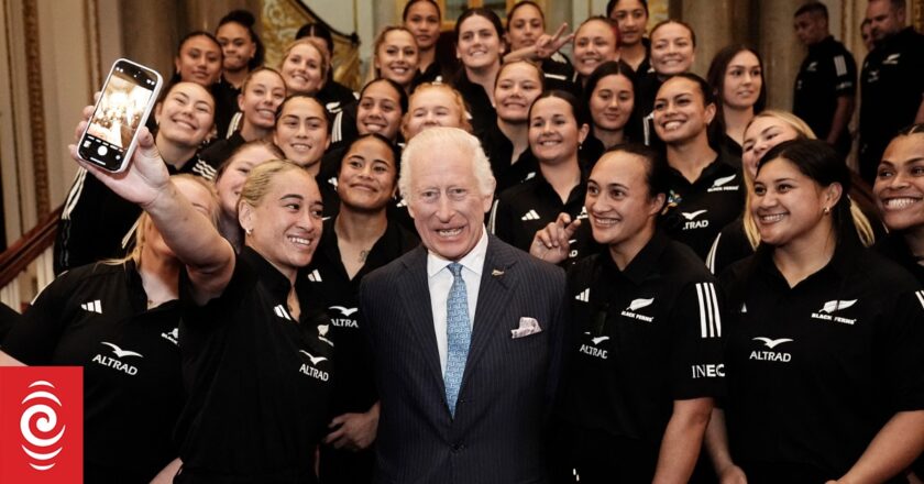 Black Ferns wing and King Charles: ‘I felt like he needed the hug more than me’