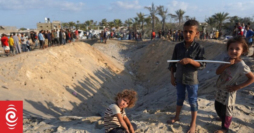 Dozens killed, wounded in Israeli strikes on Gaza tent camp, Gaza agency says