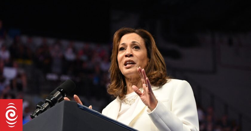 Harris calls Trump cemetery visit disrespectful, political stunt