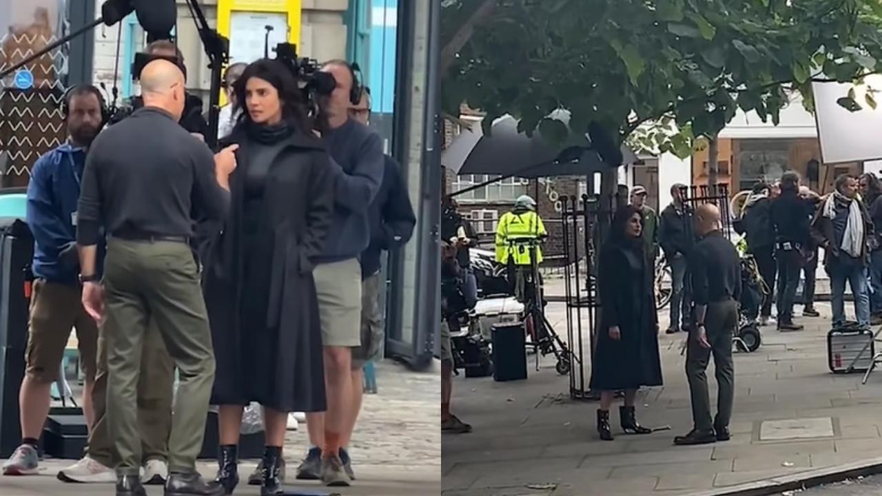 Priyanka Chopra and Stanley Tucci shoot for Citadel 2 in